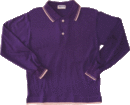 純棉POLO衫-紫色